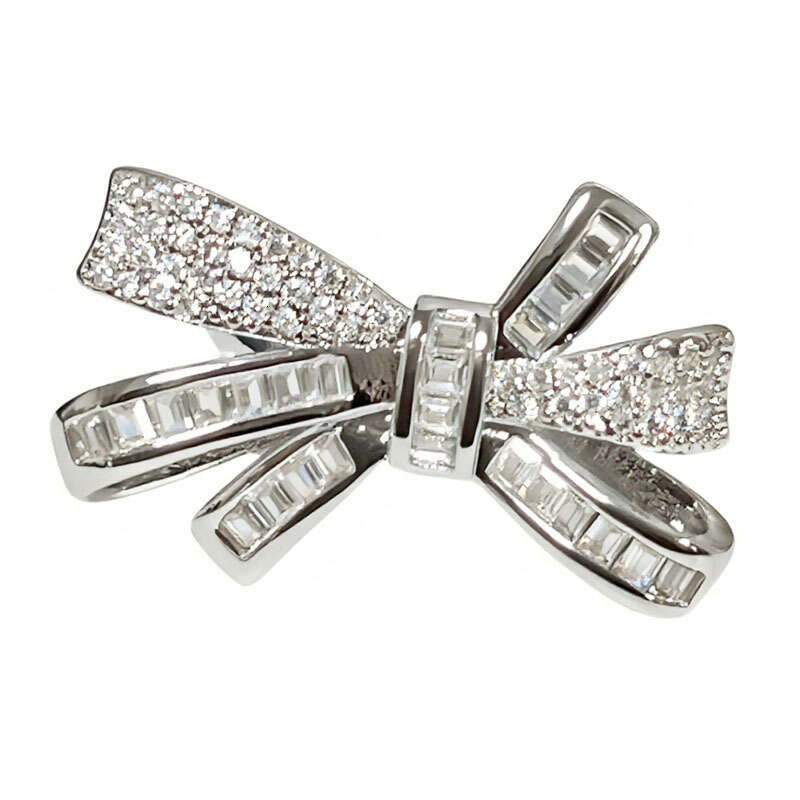 love ring titanium steel silver men women rose gold jewelry for lovers couple rings gift combination Big Diamond Couple's wedding ring