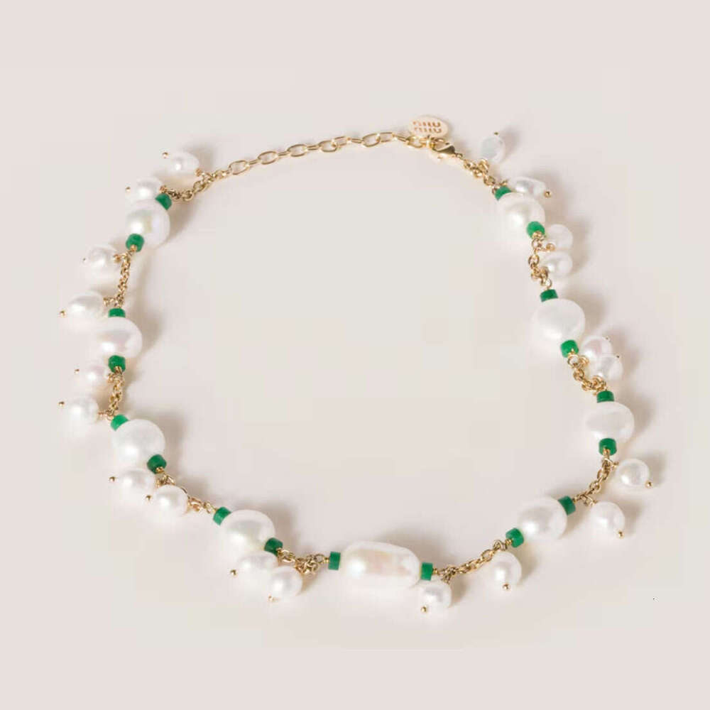 necklace Luxury Designer Necklaces Pendants Crystal Pearl Letter Choker Pendant Necklace Chain Jewelry Accessories