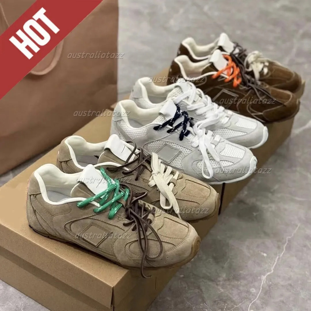 Designer sneakers Canvas Casual shoes leather sneakers Low Heel flats Knot Loafers Luxury Women Running irregularity Matte Canvas Running Casual shoes with box