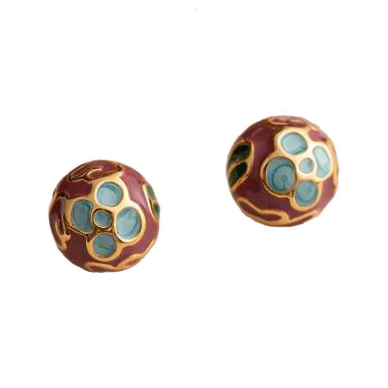 Fashion simple luxury earrings Charm Earring Colorful Diamond Ear Studs Eardrop Have Stamp aretes for Women Female Party Wedding Jewelry Gift