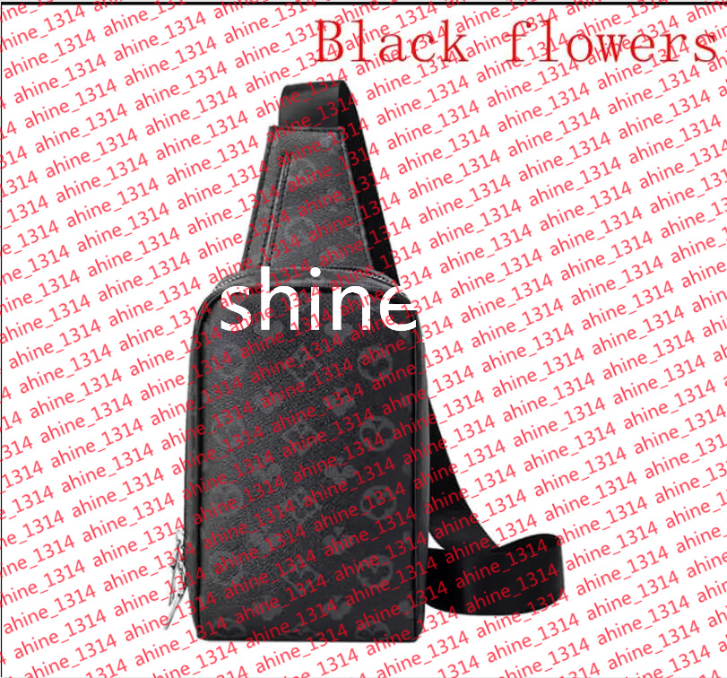 New Crossbody Men's Chest Bag Old Flower Waist Bags Sacoche Handbag Handbags Designers Boys Unisex Women Cross Body Man Purse Bags