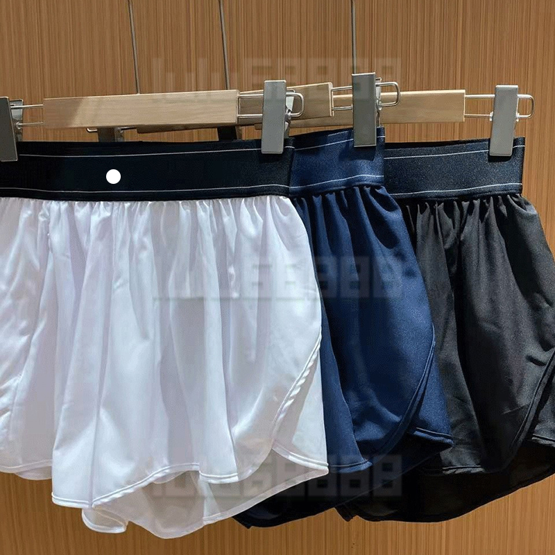 2025 New Stylish Yoga Pants Thin Style Sport Quick-Drying Yoga Shorts For Women Summer Fitness Training Running High-Waisted Womens Skort Casual AAthletic