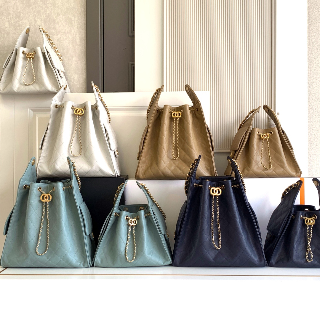 25c Underarm bag designer bag large capacity genuine leather shoulder bag 5293 classic diamond grid Suede drawstring chain design 5311 hobo bag 5631 10A 7A