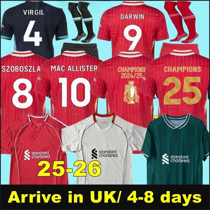 26 The RedsMohamed Salah Darwin Nunez 11 M SALAH Home Away men Soccer Jersey Dominik Szoboszlai Andy Roberson Alisson Becker Joe Gomez Joel