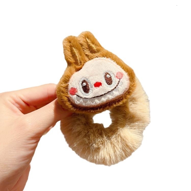 New Cartoon Labubu Plush Hair Llip, Cute Headband, Sweet and Undamaged Hair Accessory for Children