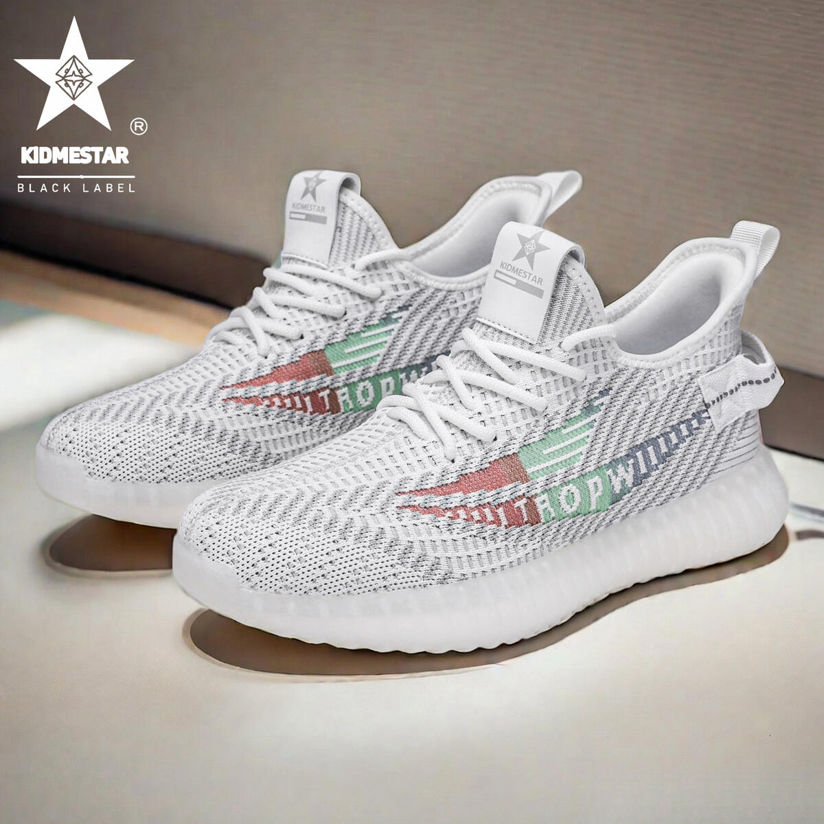 KIDMESTAR Comfortable Thick-soled Casual Men's Running Shoes 2025 New Designer Shoes For Men, Lightweight Outdoor Fashion Breathable Mesh Trainin