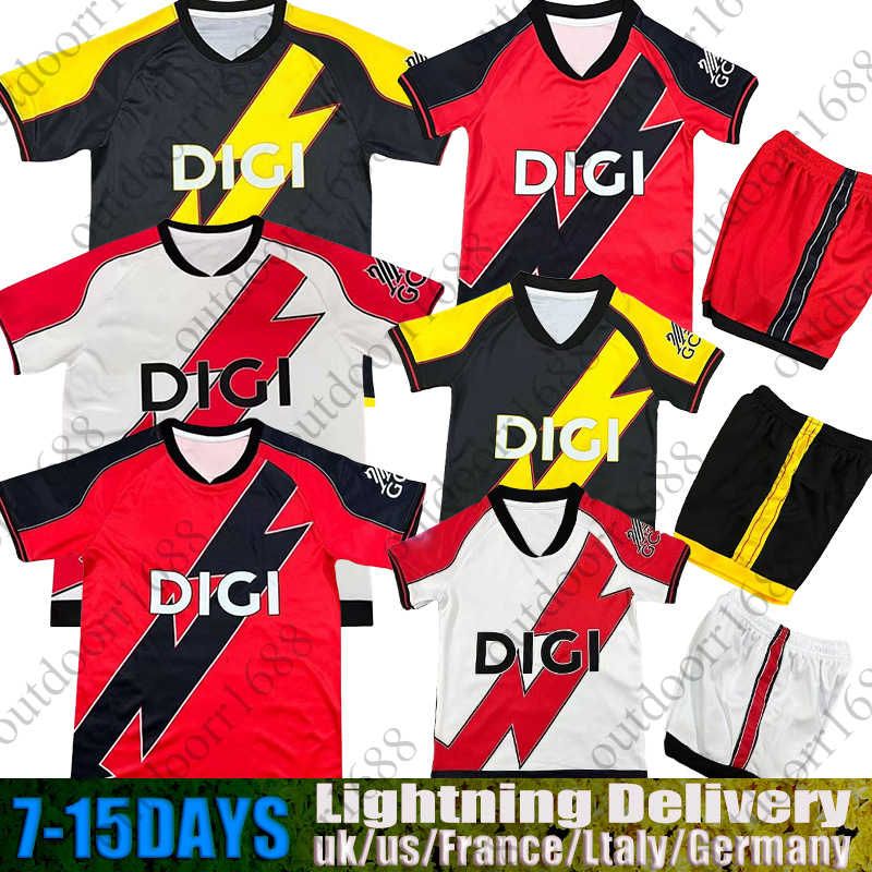 25 26 Rayo Vallecano soccer jerseys FALCAO R.D.T Football Shirt TREJO CISS MONTIEL LEJEUNE PALAZON GARCIA SANCHEZ MARTIN 25 26 Home Away Third Men kids Kits