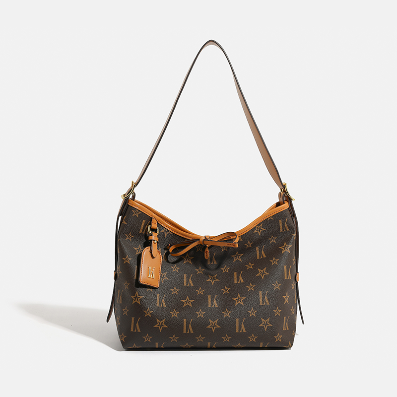 LORDLY KNACK designer bag light luxury genuine leather casual shoulder bag high-quality vintage large capacity handbag for woman