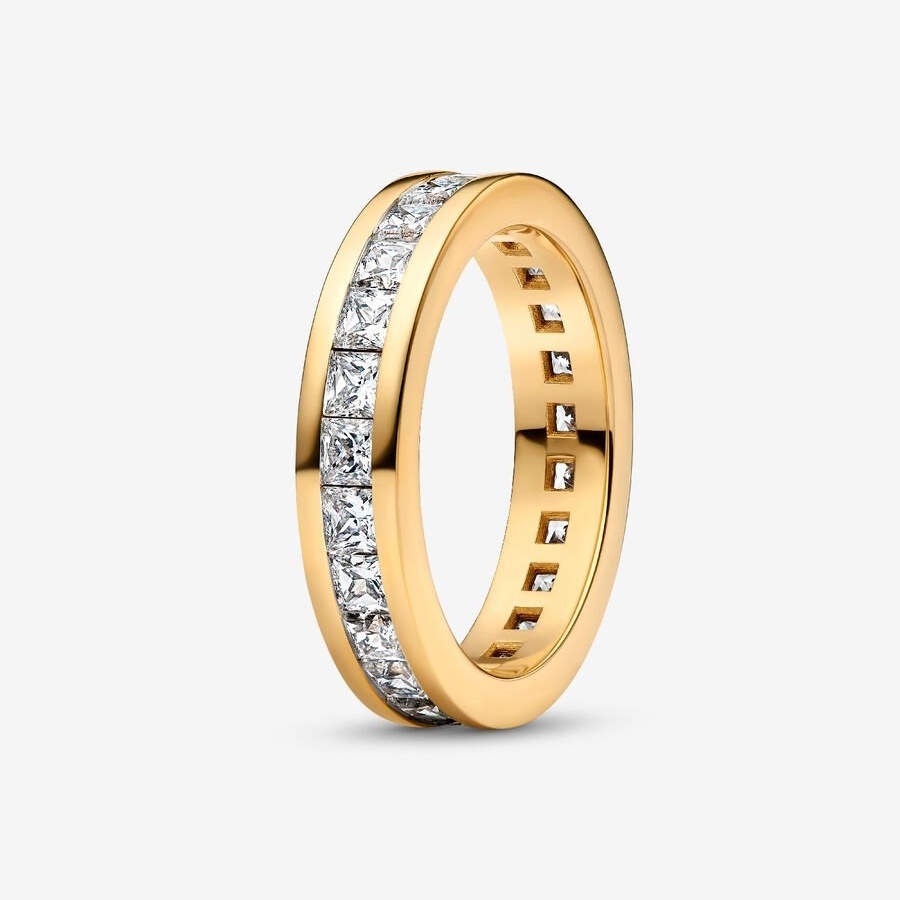 Fashion Women Men Girls Rings Stainless Steel Silver Gold White Pearl Number Hollow Letter Heart Circle Rings Jewelry A Gift