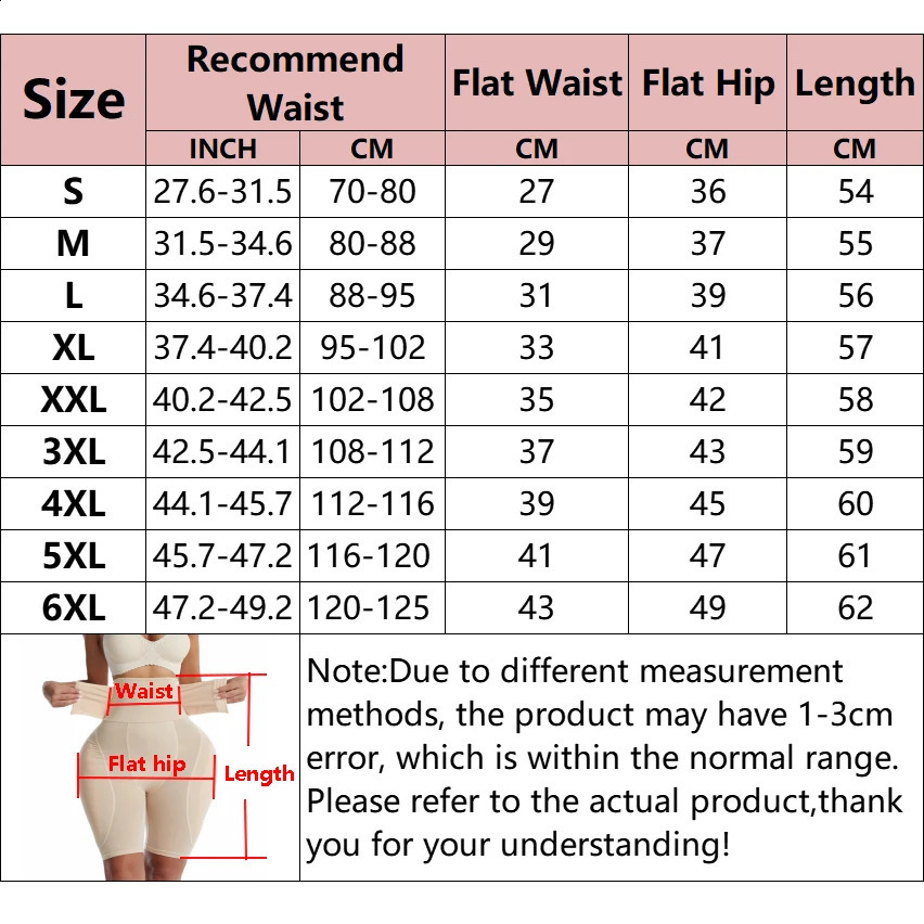High Waist Trainer Body Shaper Padded Panty Buttock Booty Hip Enhancer Butt Shapers Seamless Lift Up Butt Lifter Control Panties 250823