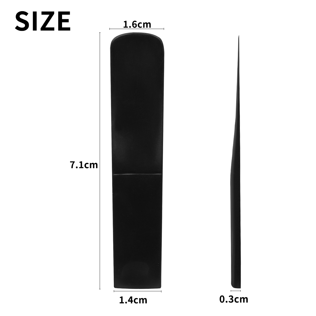 SLADE RD76 Professional Alto Saxophone Reed - 2.5 Strength Synthetic Reed (Single Reed Premium Pack)