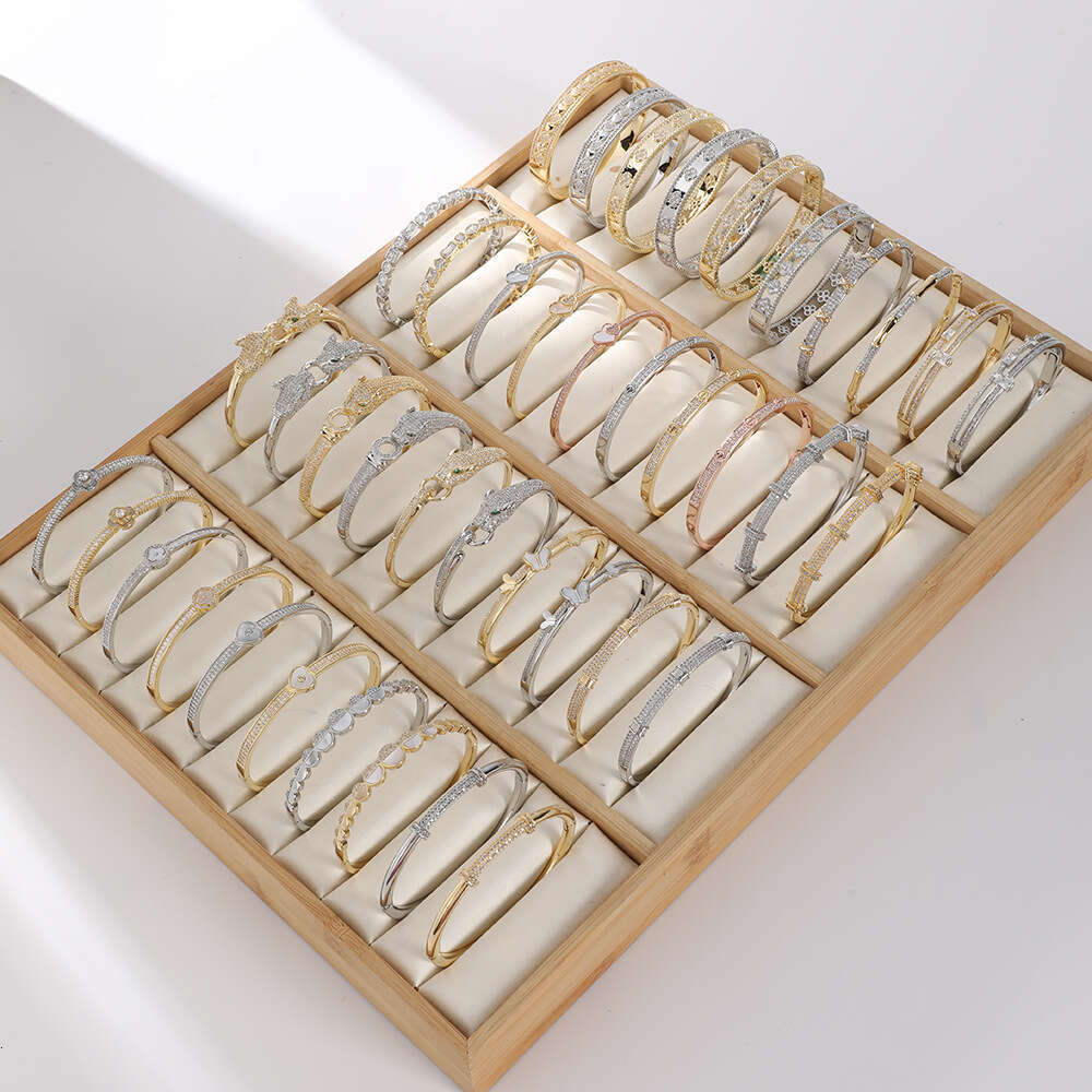 luxury jewelry Fashion simple Luxury Diamond Crown Bracelets Women Authentic fits pan Charms Bracelet Christmas Gifts Jewelry luxury bracelet