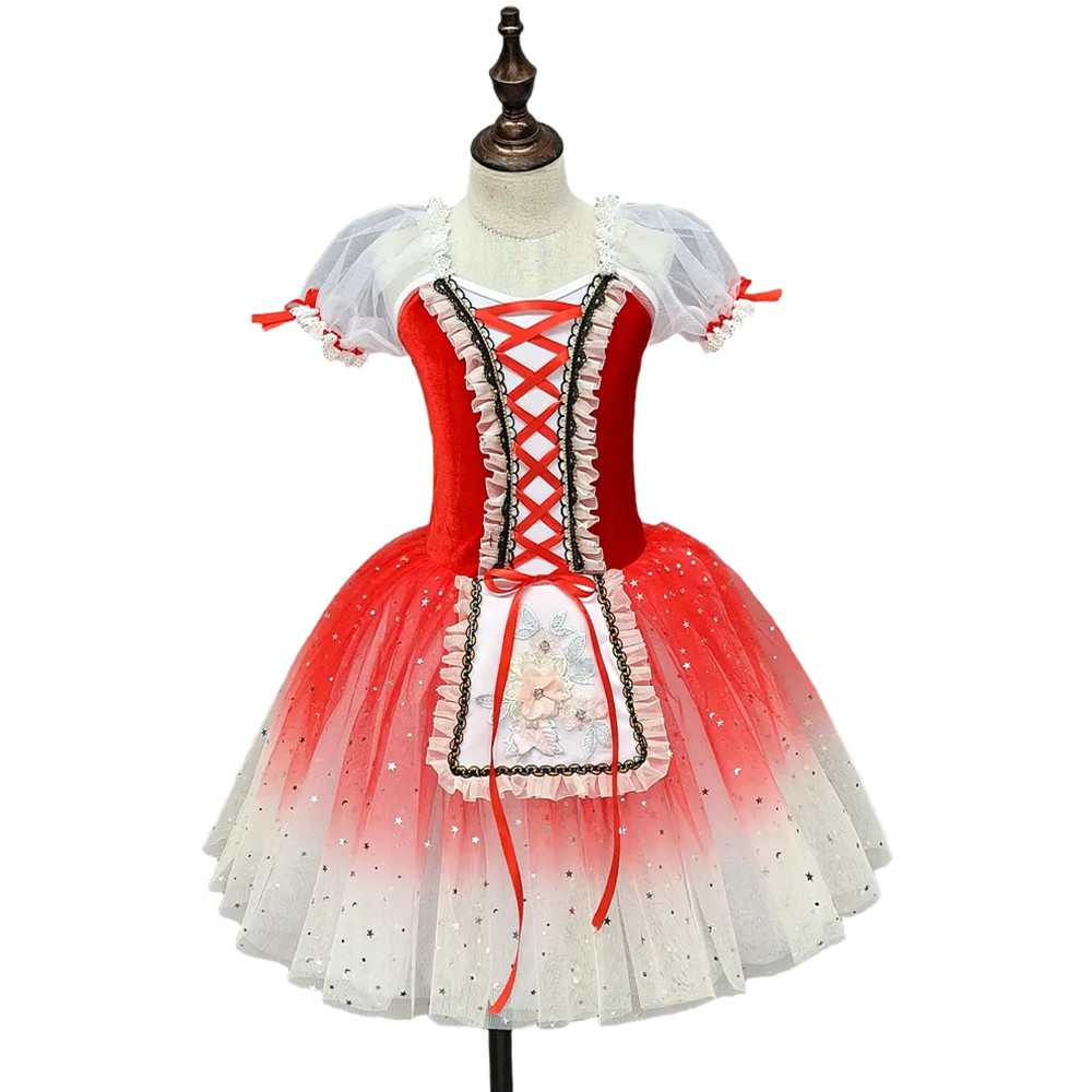 Children's ballet dress girls' dance dress Giselle ballet dress school dance program practice costume stage collective performance costume