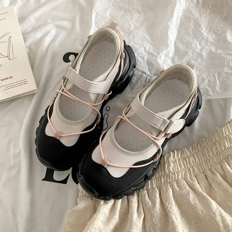 Women Casual Shoes 2025 Fashion Comfortable Non Slip Outdoor Sports Shoe Female Mary Jane Summer Platform Sneakers Zapatos Mujer ddmymonkey