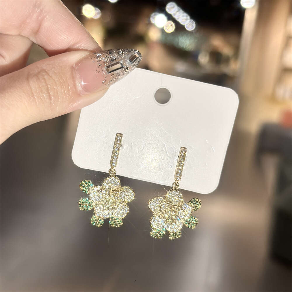 Earrings for Women Statement Colorful Rhinestone Shiny Crystal Dangle Earring Beautiful Cute Jewelry Gifts