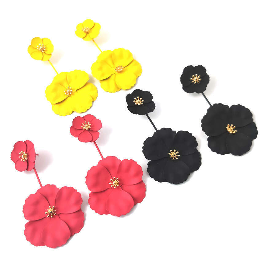 Fashion Jewelryearrings Water Grass Stud Earrings for Women Trendy Ladies Daily Accessories Female Girls Gifts Decoration