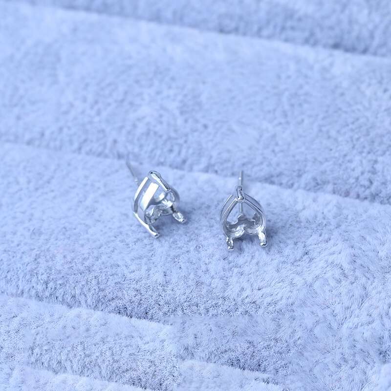 luxury earrings pass diamond tester moissanite earrings women men making sterling stud earrings screw back earring jewelry woman valentines day