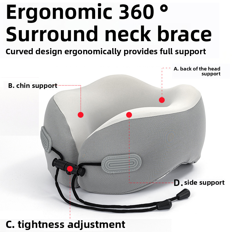 Airplane Side International Flight Sleeping Artifact Portable U-Shaped Pillow Neck Support