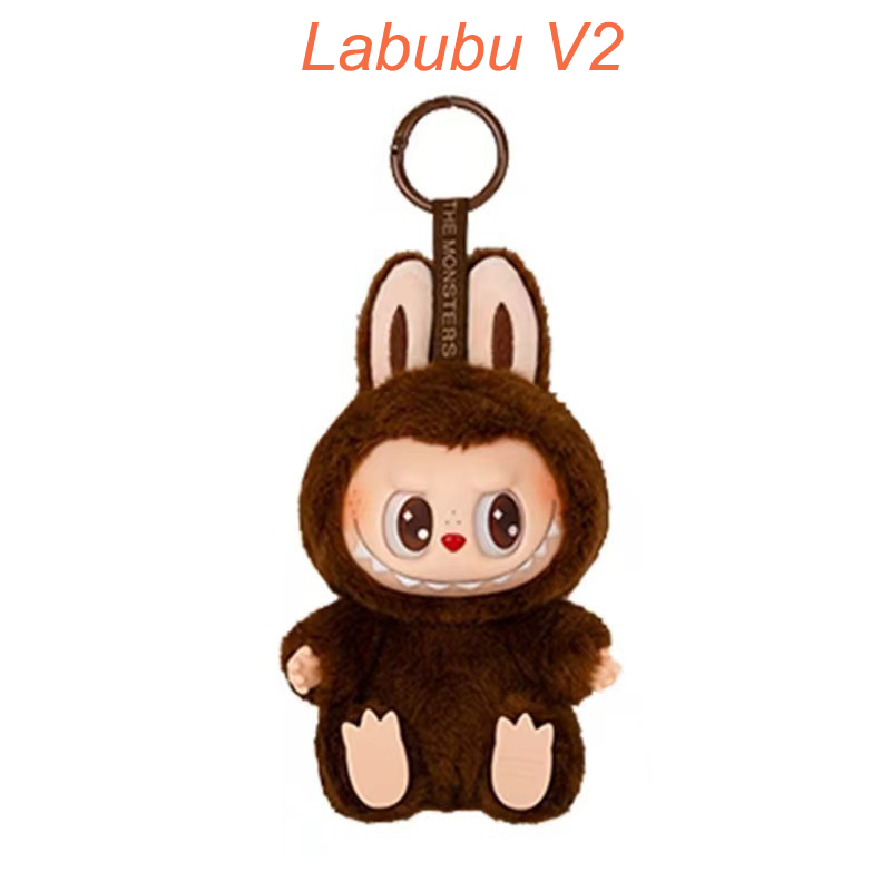 1:1 17cm labubu doll clothes designer doll v1 v2 v3 la bubu big into energy blind box have a seat keychain a2