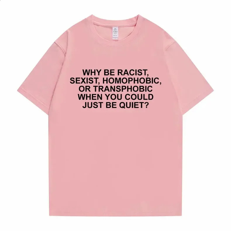 Be Racist Frank T-shirt Male Blond Hip Hop Trend Tshirt Ocean Hip-Hop Oversized T Shirt Men Women Casual Cotton Short Sleeve 250822CJ