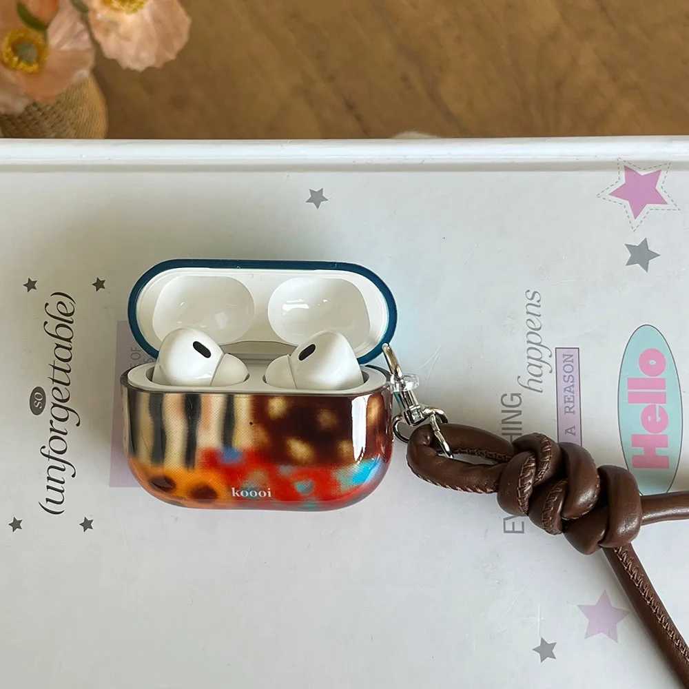 Gloss Color Irregular Leopard Pattern Soft TPU Headphone Cover Coque for wireless headset 4 New Earphone Case for wireless headset 1 2 3 Pro 2 X250822