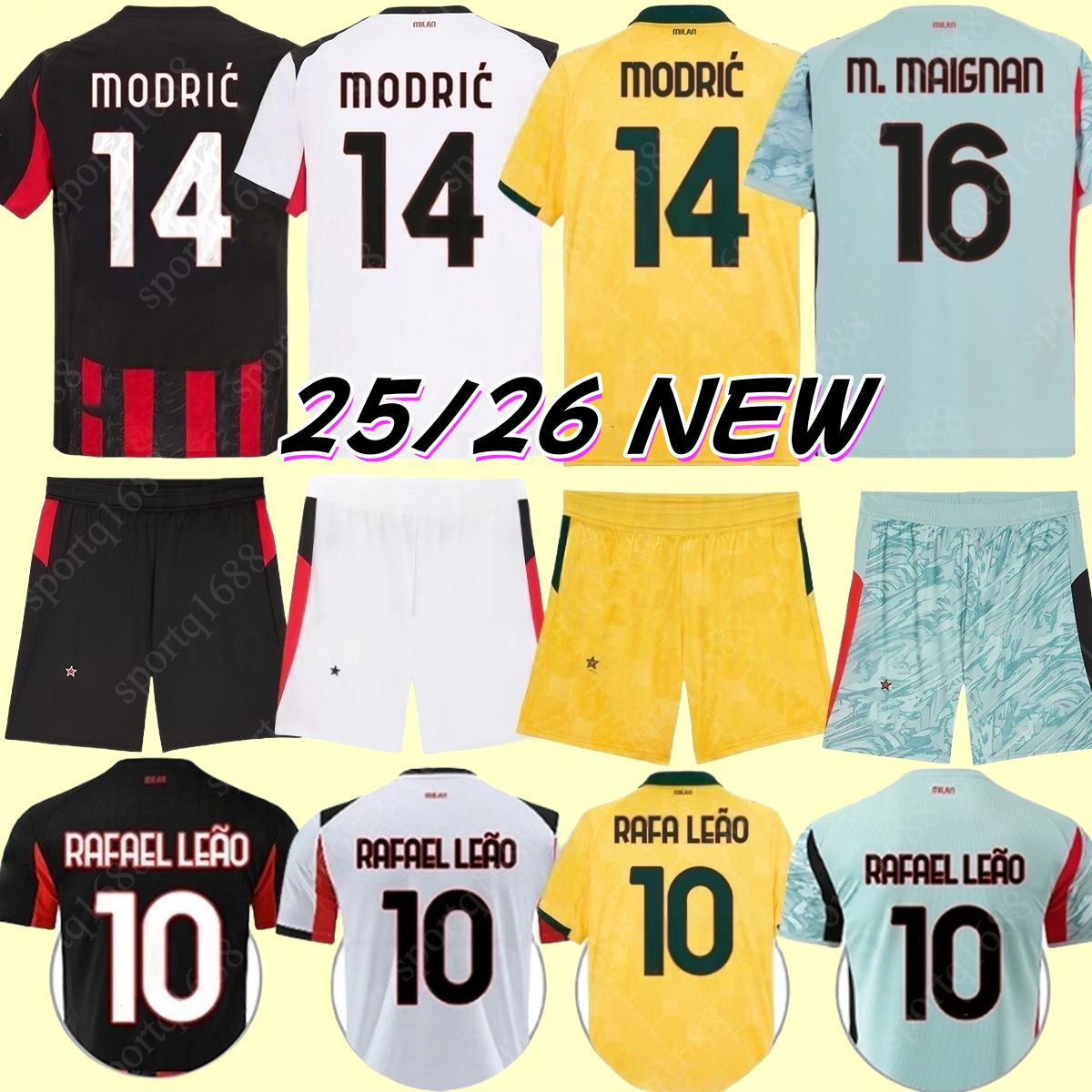 acMilan Jersey 25 26 soccer jerseys Modric Rafael Leao Maignan football jersey Luka Jovic Kyle Walker Fikayo Tomori Christian Pulisic football shirts Men kids suit