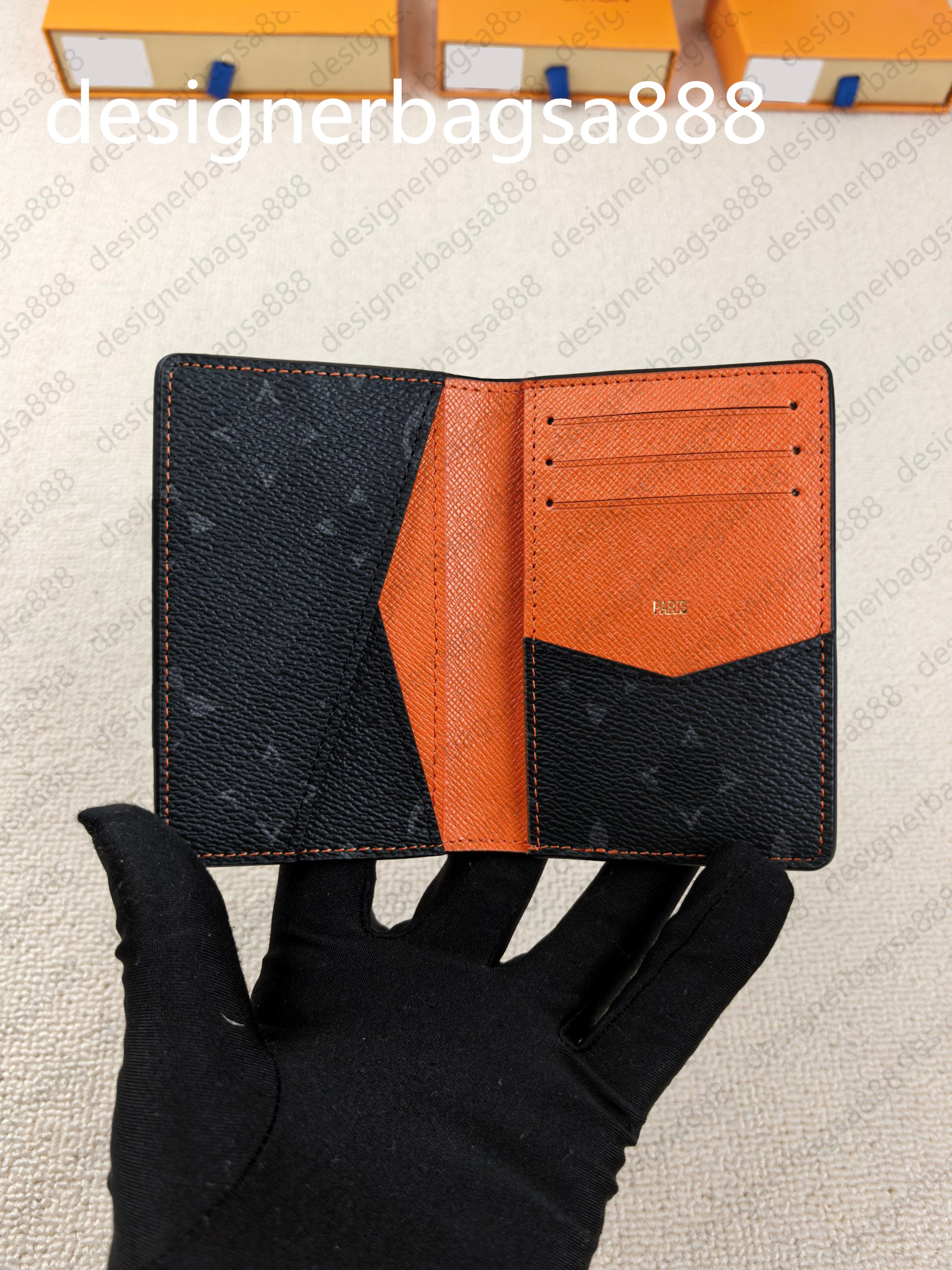 Designer wallets luxury mens women Pocket organizer purses flower letters credit card holders money clutch bags with original box high-quality Golf wallet 63144