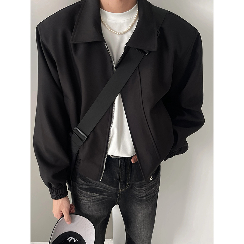 M82506 New spring and autumn men's outdoor casual jacket coat middle-aged and young stand-up collar jacket loose large size