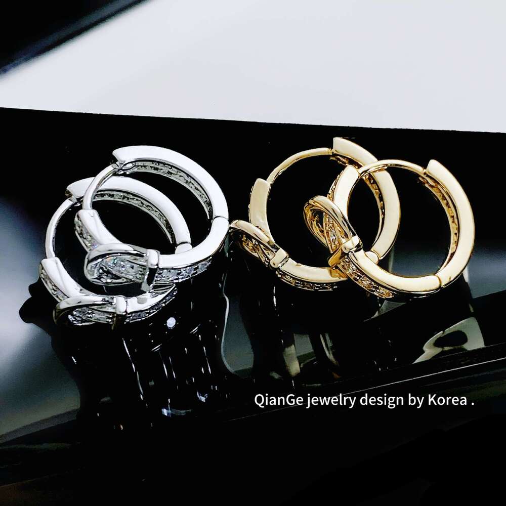 Earrings High Quality Letter Earrings Brand Ear Stud Women 18K Gold Plated Studs Crystal Earring Birthday Wedding Jewelry Party Gift