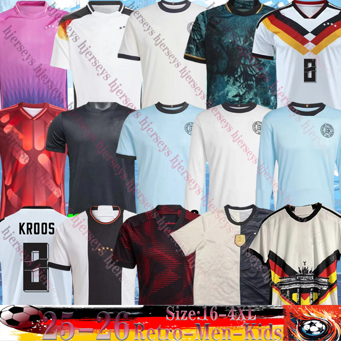 25 26 Germany Women's KROOS 125th Football Musiala MULLER Soccer Jerseys REUS GNABRY KIMMICH WERNER HUMMELS HAVERTZ 2025 Fans Player version Women Mens Kids Kit Shirt