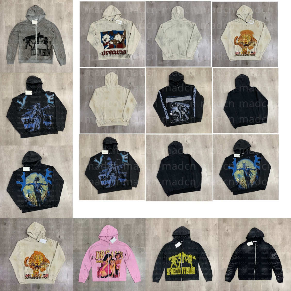 vale hoodie valely hoodie Men's Hoodies Harajuku Washing Trend Brand Sweatshirts Valley Streetwear Heavy Water Oversized Hoodie Tracksuit Men Clothing