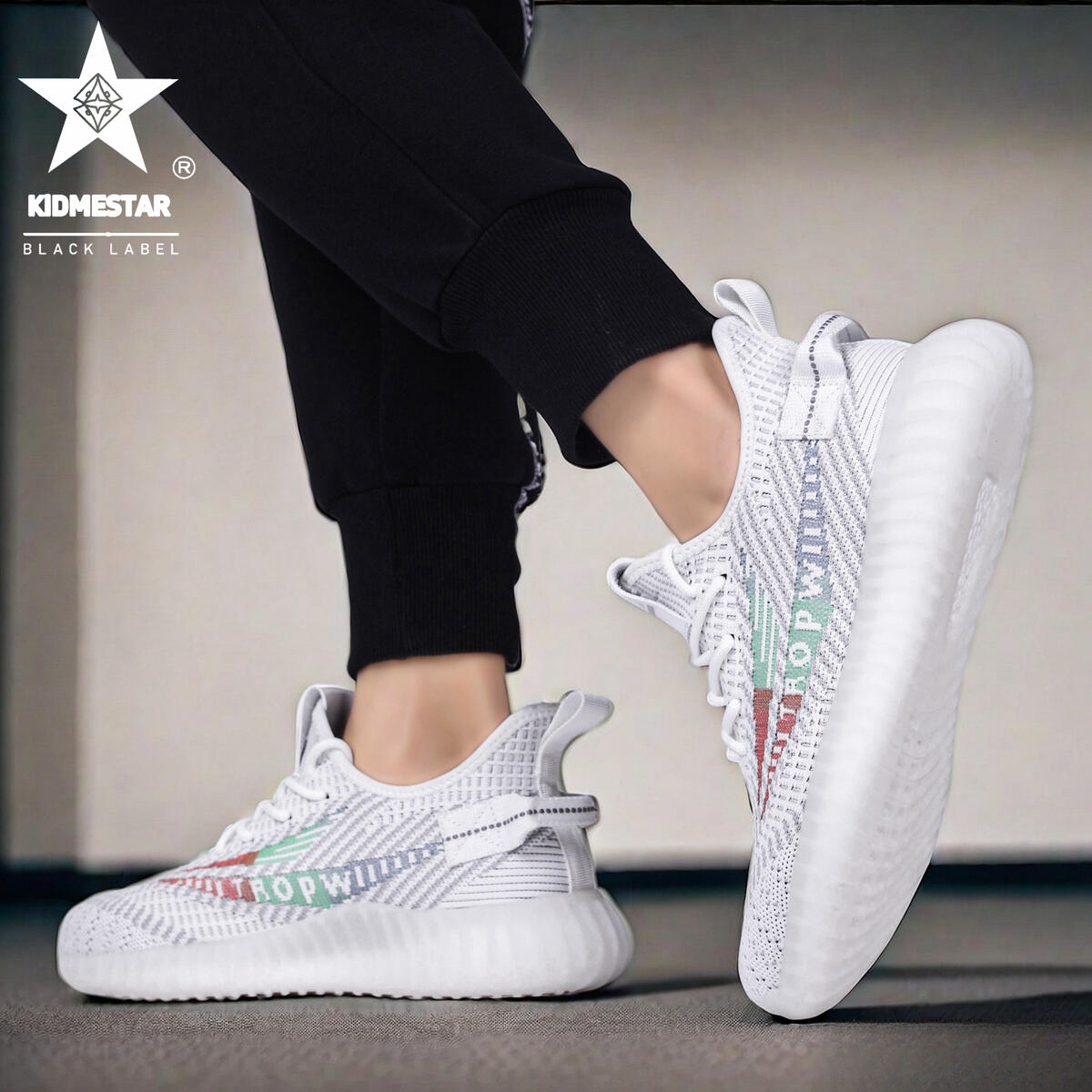 KIDMESTAR Comfortable Thick-soled Casual Men's Running Shoes 2025 New Designer Shoes For Men, Lightweight Outdoor Fashion Breathable Mesh Trainin