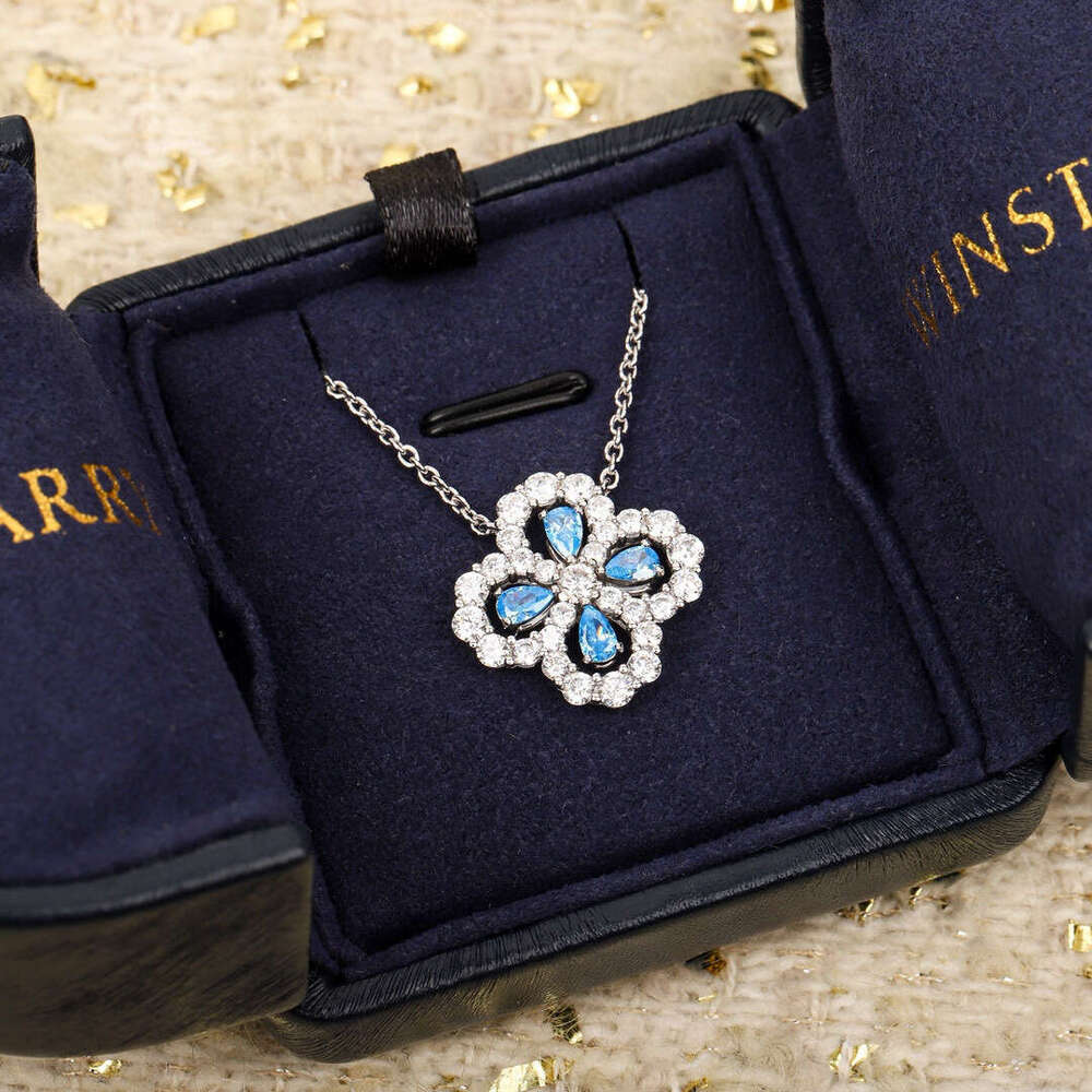 moissanite chain Classic Tennis Necklace For Women Crystal Dia Iced Out Chain Necklaces Stainless Steel Plated Gold Jewelry Woman Luxe Gift