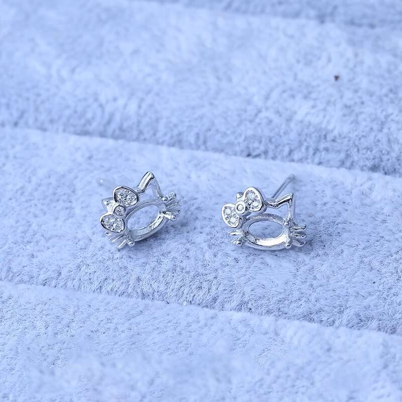luxury earrings pass diamond tester moissanite earrings women men making sterling stud earrings screw back earring jewelry woman valentines day