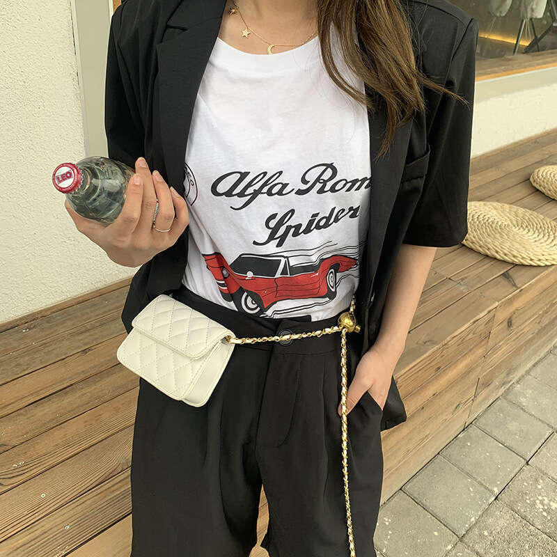 Designer Bags Luxury Handbags Gold Beaded Spherical Waist Design Mini Lipstick Chain 2025 New Tiny Style Quilted Shoulder Crossbody Women's Purse