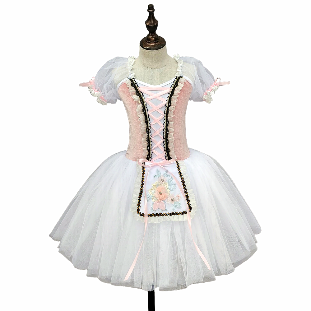 Children's ballet skirt girls' dance dresses Giselle ballet dresses campus dance programs gymnastics practice costumes stage collective perf