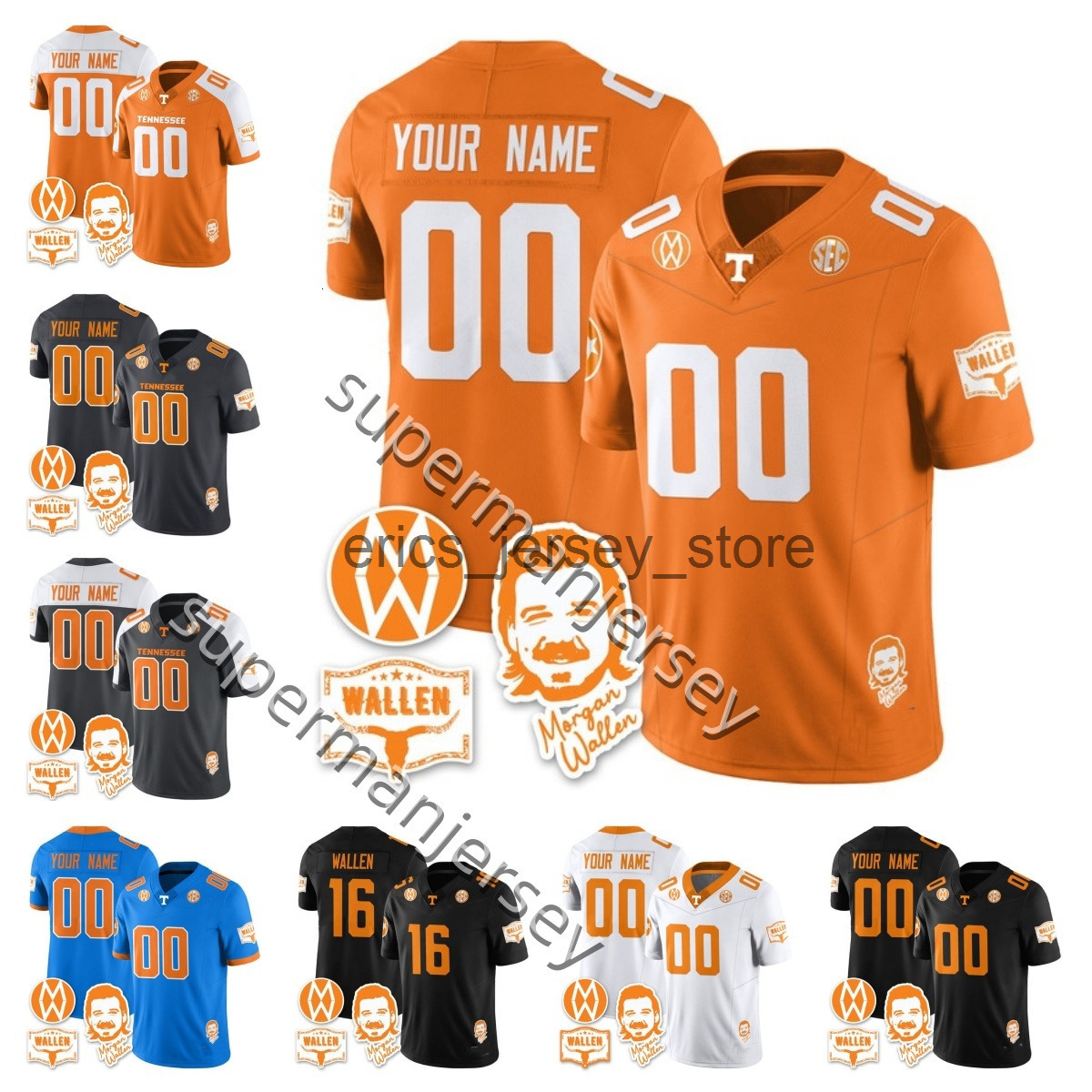 Tennessee Volunteers Jersey 2025 - College Football Vols Jersey Iamaleava McCoy Josephs Eason Carter