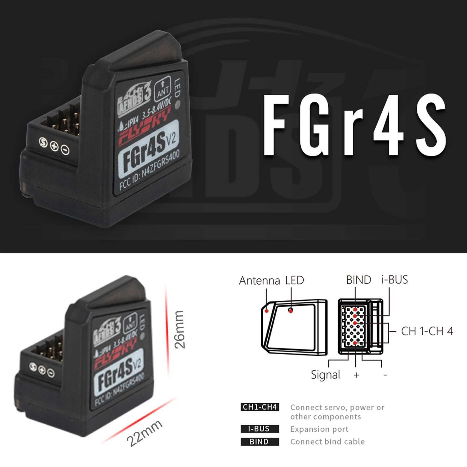 Flysky Noble NB4+ 2.4G 8CH Radio Transmitter Remote Controller with FGR4S Receiver AFHDS 3 Protocol for Remote Control Car Boat L250822