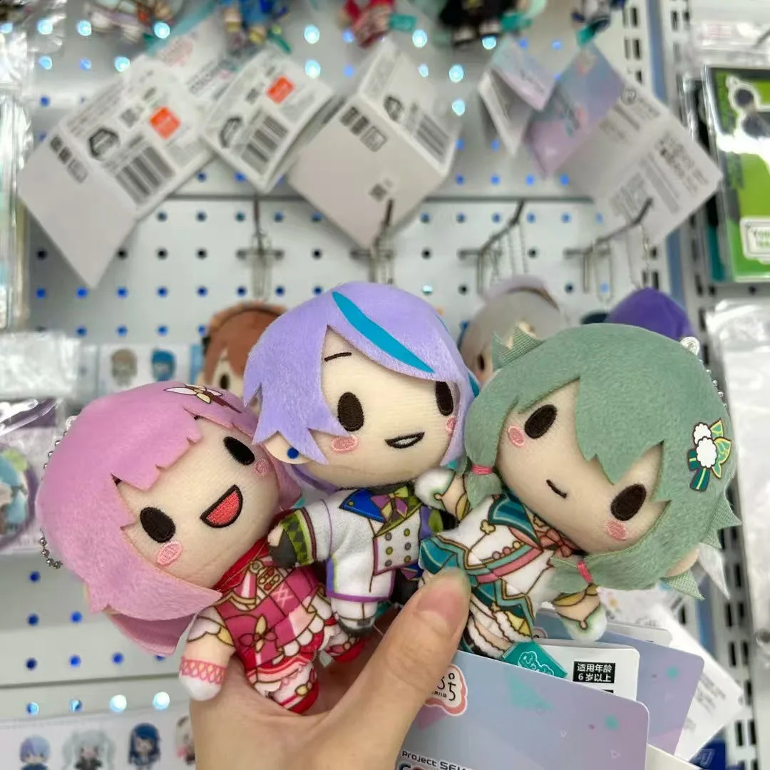 10cm Pjsk Plush Keychain Project Sekai Tenma Tsukasa Stuffed Plushies Bag Pendant Kamishiro Rui Kawaii Plush Doll Toy Gift 250822