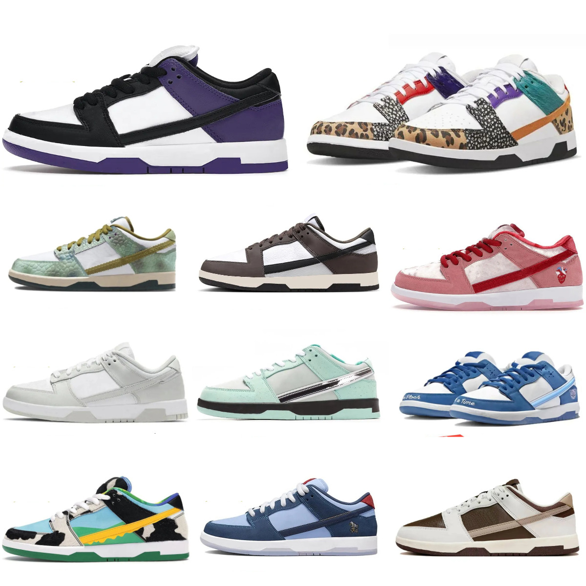 Designer Low Alexis Sablone Sports Shoes Trainers Triple Black White Grey Fog Jarritos Pink Blue GS Casual Shoes Leather Girls Bubbles Men Women Outdoor Sneakers B9