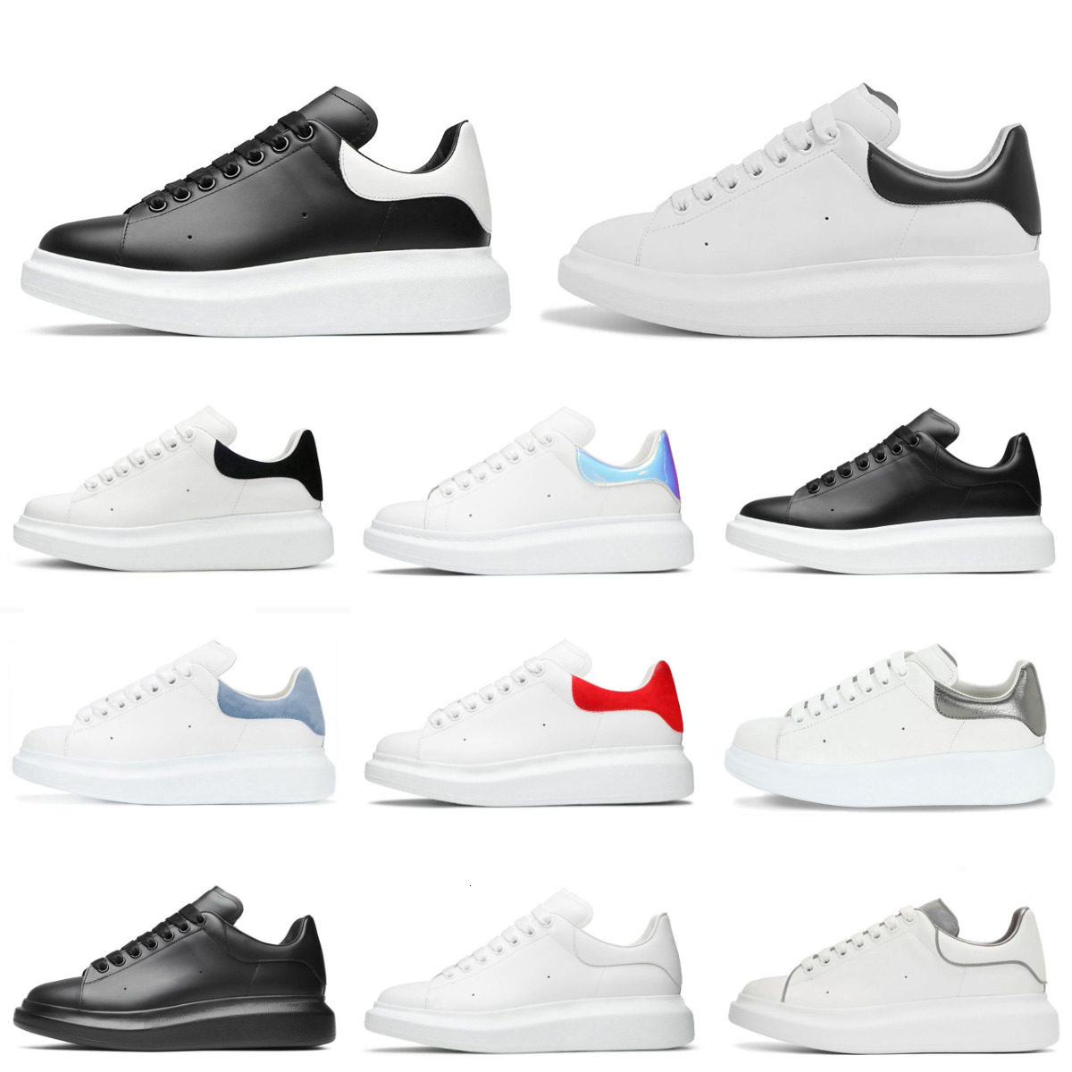 Designers Oversized Casual Shoes Trainers Mens Women Triple White Black Blue Sports Leather Suede Velvet Espadrilles Luxury Rubber Sole Outdoors Sneakers M5581