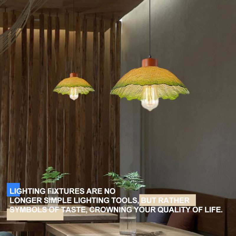 Rustic Hanging Chandelier Lamp - Classic Design Ideal for Restaurants & Bars