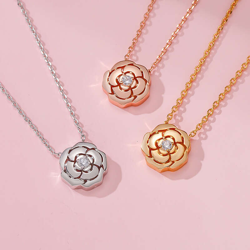 hot fasion jewelry necklace titanium steel sets jewelry sets for women rose gold color double rings earings luxury jewelry