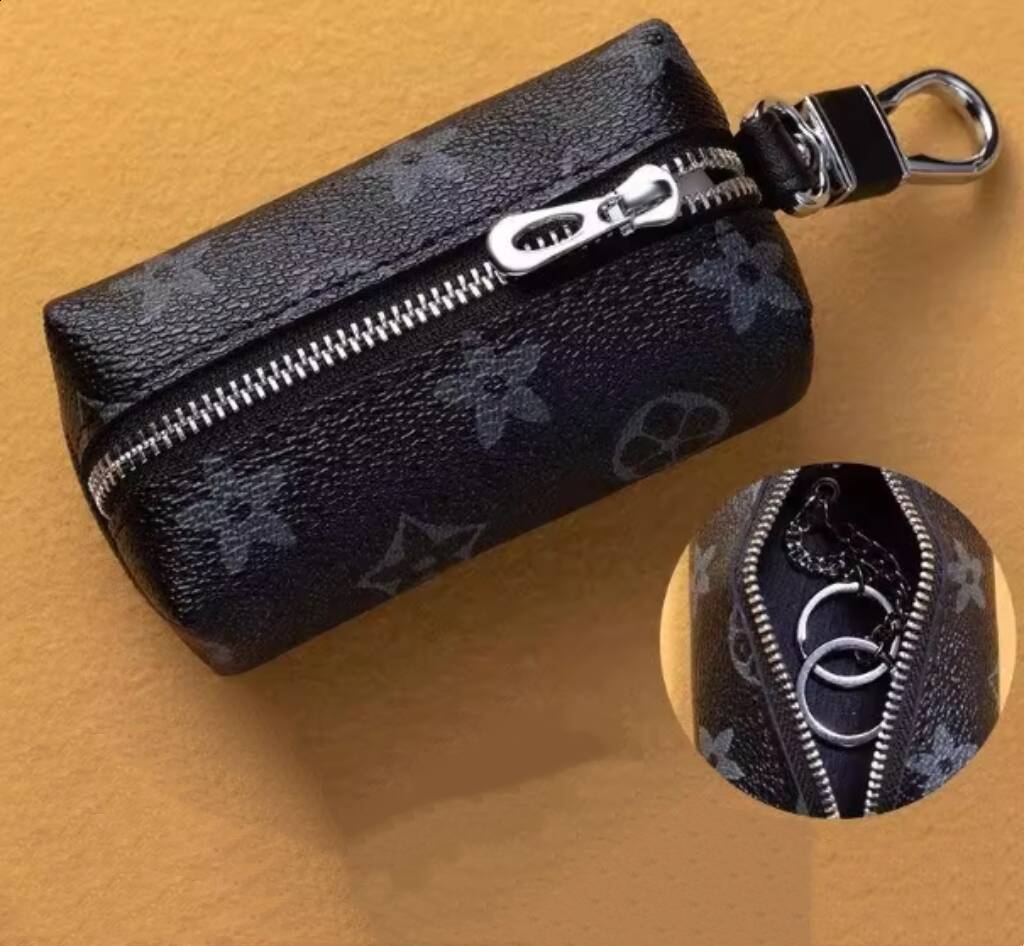 2025 Mini Key Wallet Large Capacity Waist Hanging Houndstooth Zipper Coin Purse Card Holder Two-in-One Red Envelope 250818 ddmymarket