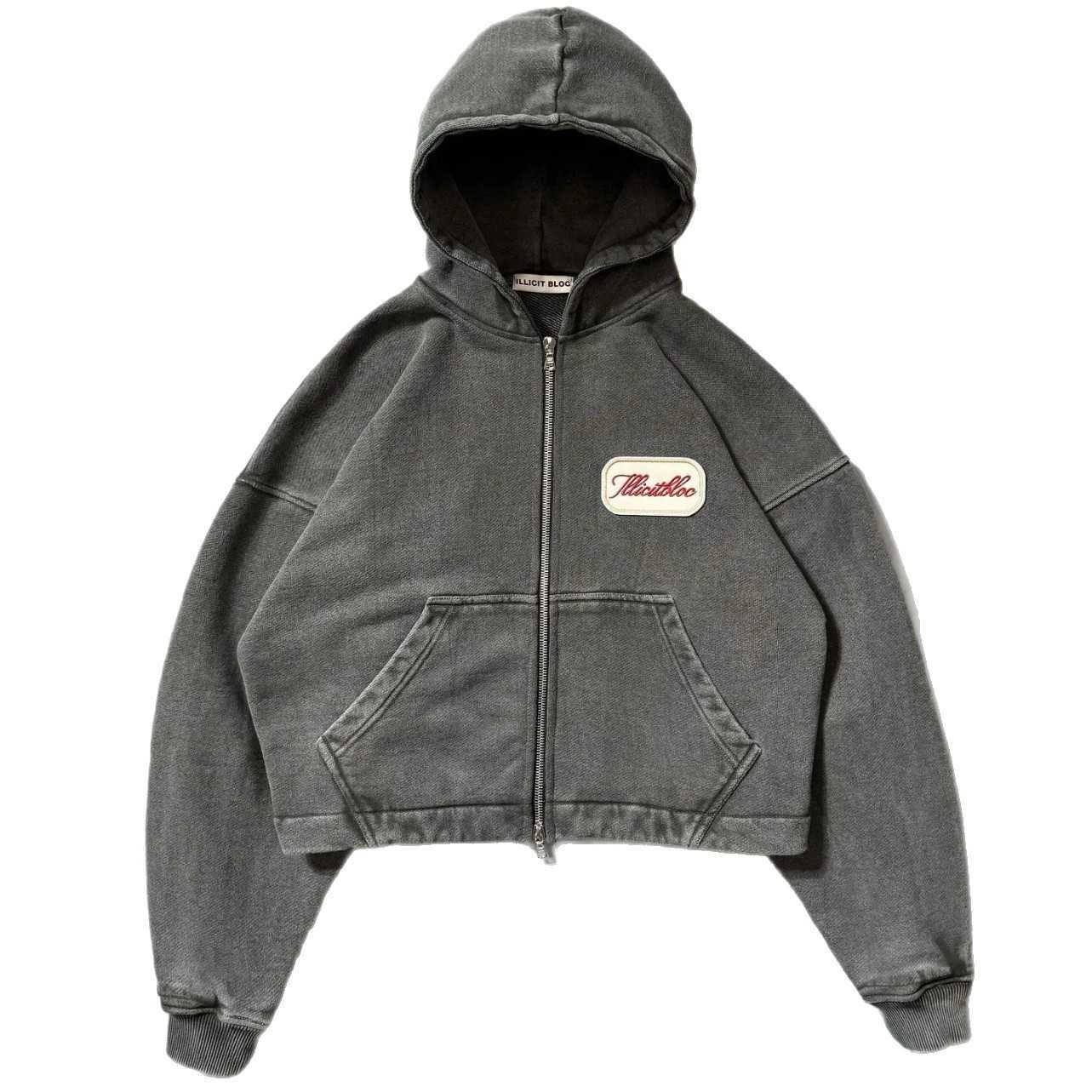 Fashion Trend New Letter Hooded Zipper Sweater for Men Y2k Hip Hop Harajuku Couple Sports Hoodie