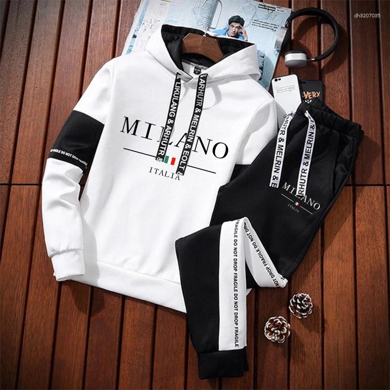 Men's Tracksuits Daily Casual Tracksuit Hooded Long Sleeves Single Piece Sports Sweatshirts And Sweatpants Comfort Outdoor Jogging