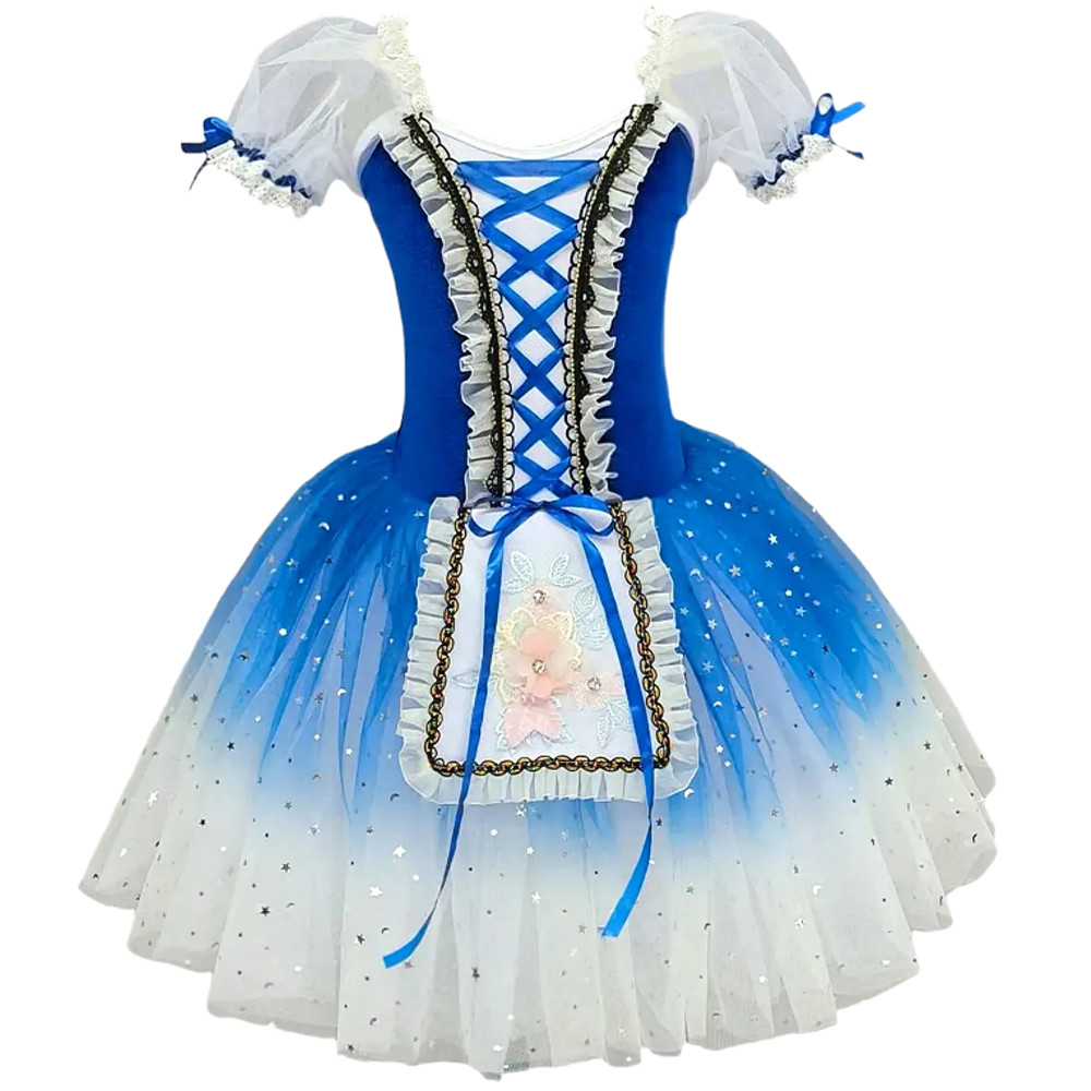 Children's ballet skirt girls' dance skirt Giselle ballet skirt gymnastics costume school dance program practice costume stage collective pe