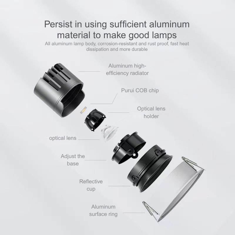 New home anti-glare wall-washing lights with embedded spotlights and small hills are on special offer with high display 36