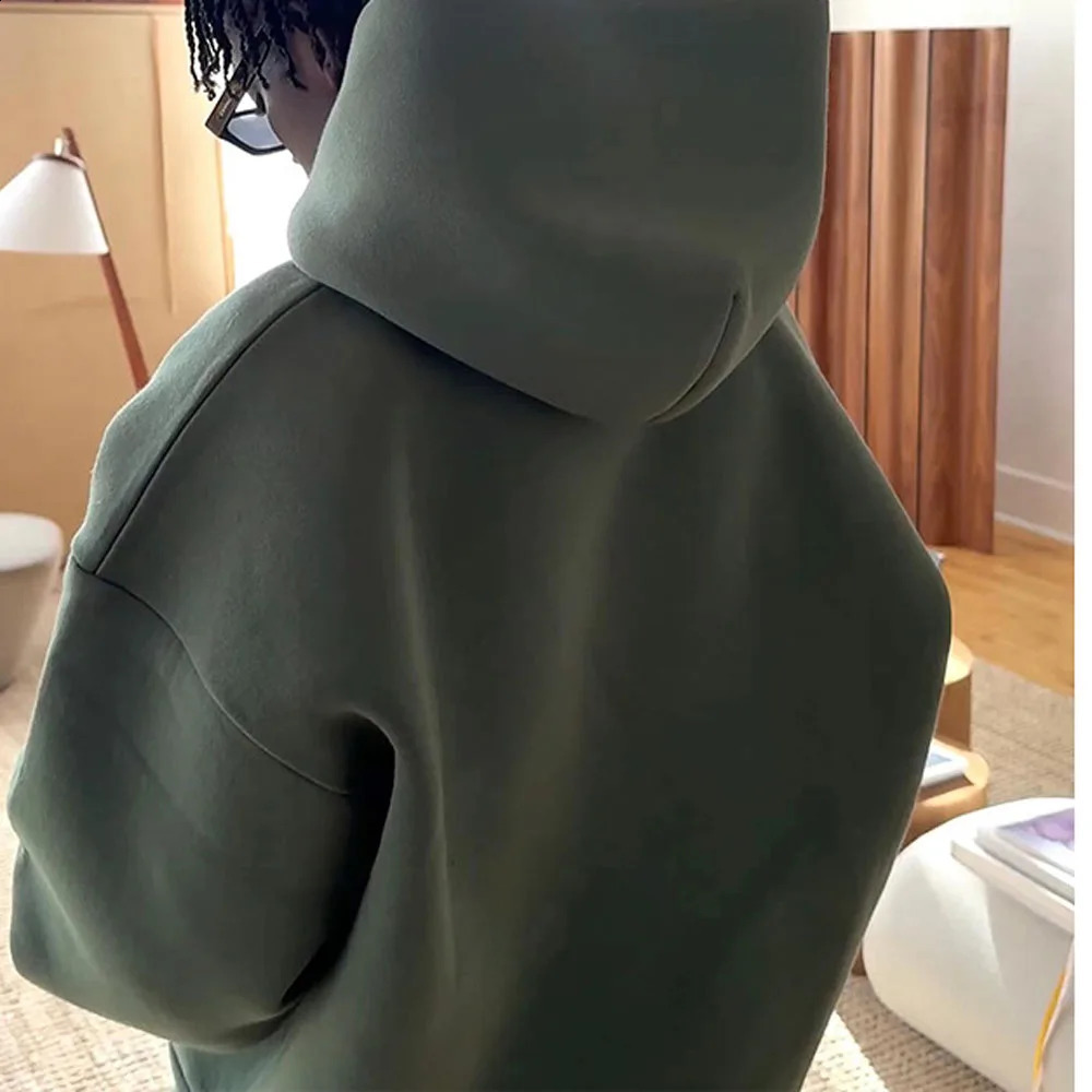 Mens Sweatshirt Sets 2 Pieces Sale Spring Male Hoody Pullover Loose Hoodie Coats High Elastic Wide Leg Pant Suits YKD20250520 250822
