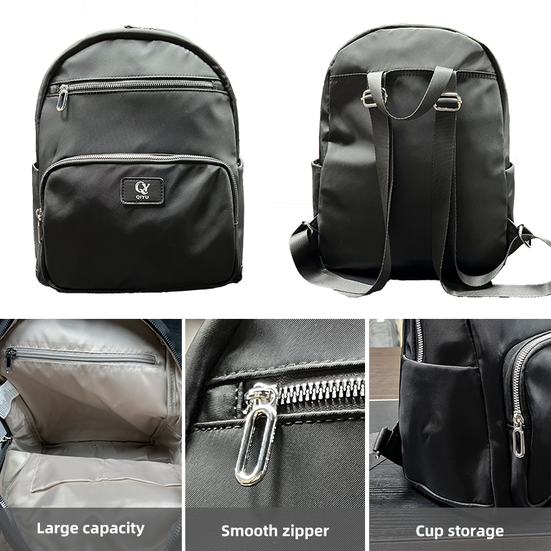 Lightweight Womens Backpack Made of Durable Nylon Fabric with Large Capacity for Travel and Hiking - DH011